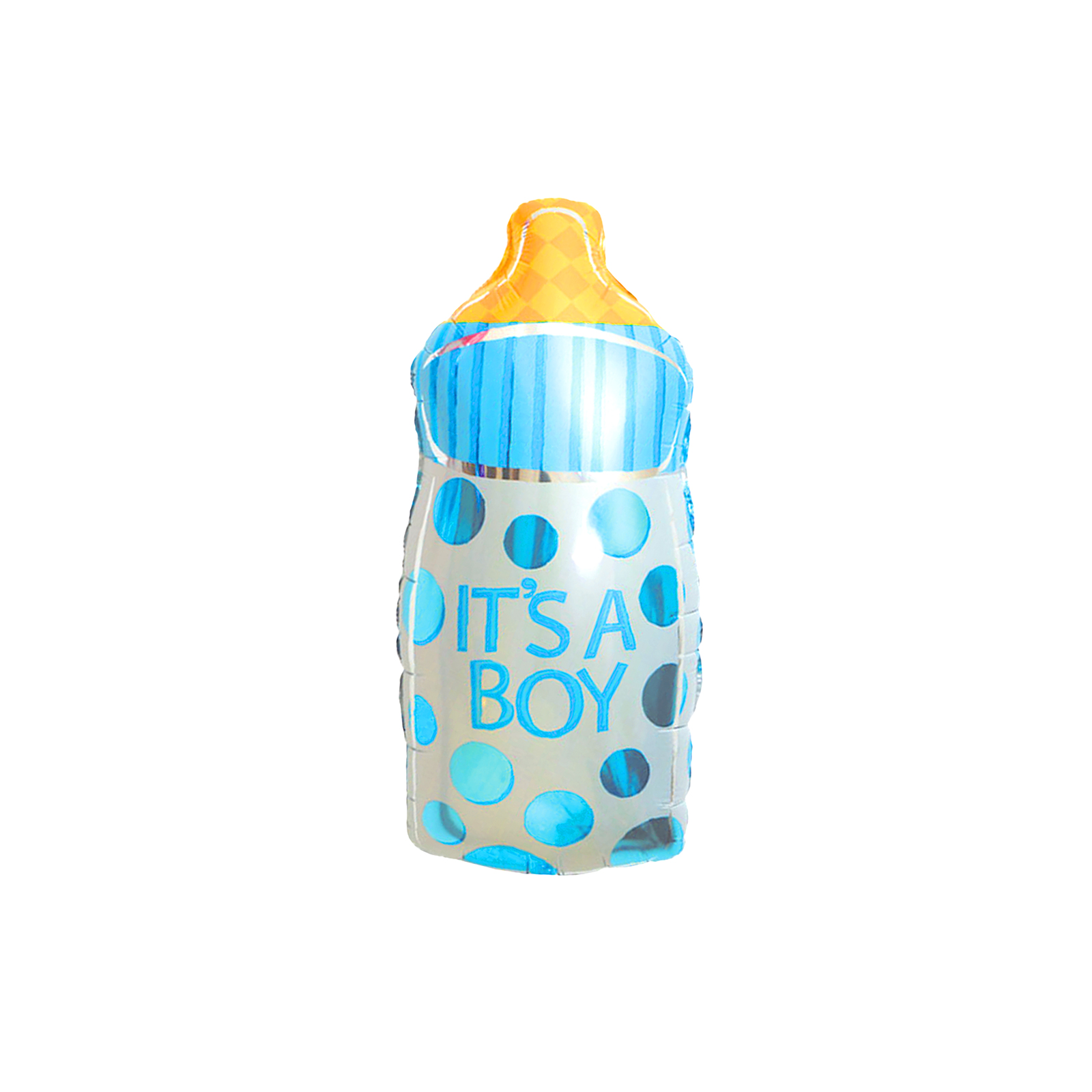 Milk Bottle (Blue) Foil Balloon