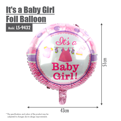 HOUZE - Party Foil Balloons - Babies | Shower | Kids | Celebration | Party | Gender Reveal