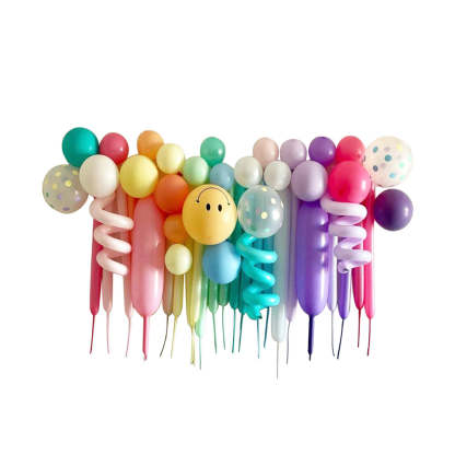 50pcs Ebullient Iris Wall Balloons Set