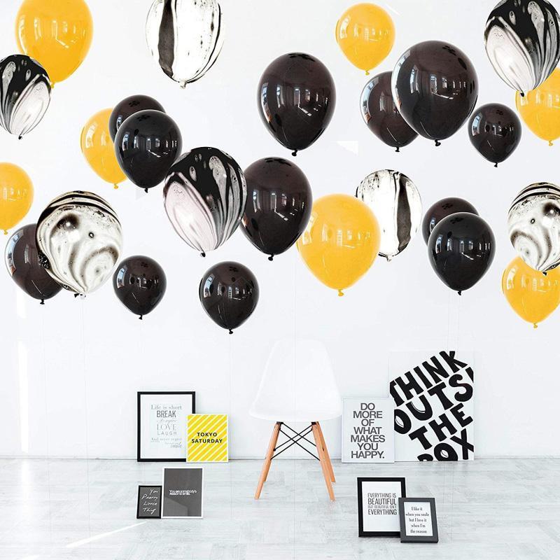 Balloons (Set of 10) - Gold with Glitters - HOUZE - The Homeware Superstore