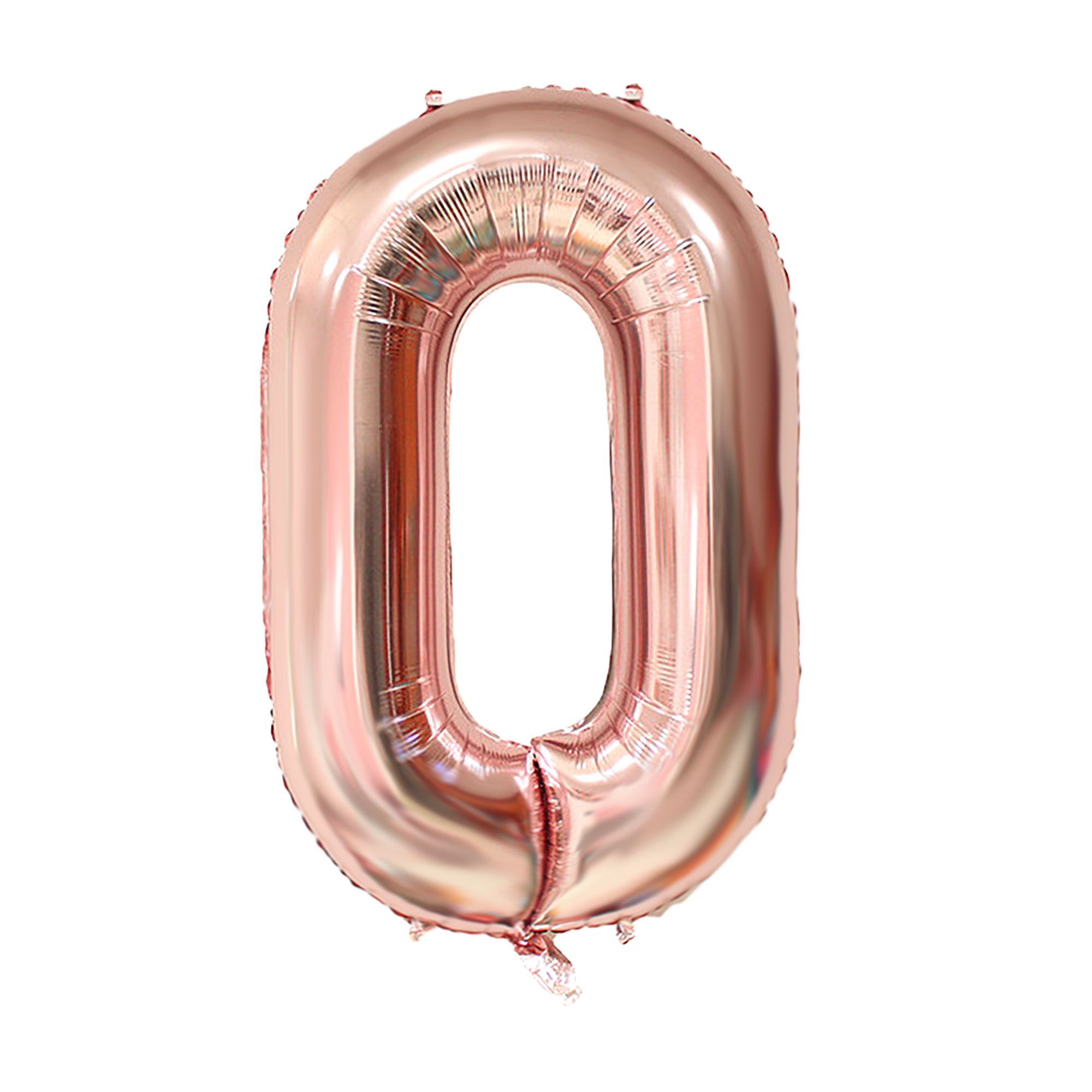 Elevate Your Decor: Rose Gold and Silver 40-inch Number Foil Balloons