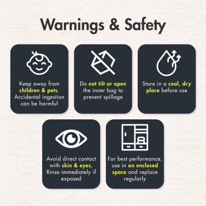 HOUZE - HUMIPOD 'Refillable Box' Activated Charcoal Dehumidifier