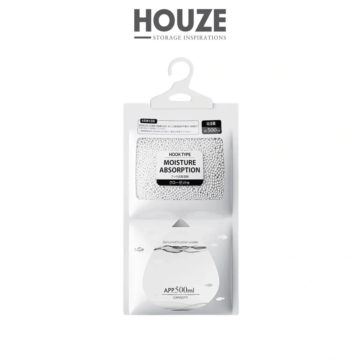 Japan Closet Wardrobe Hanging Dehumidifier 500ml (Last 30 Days)
