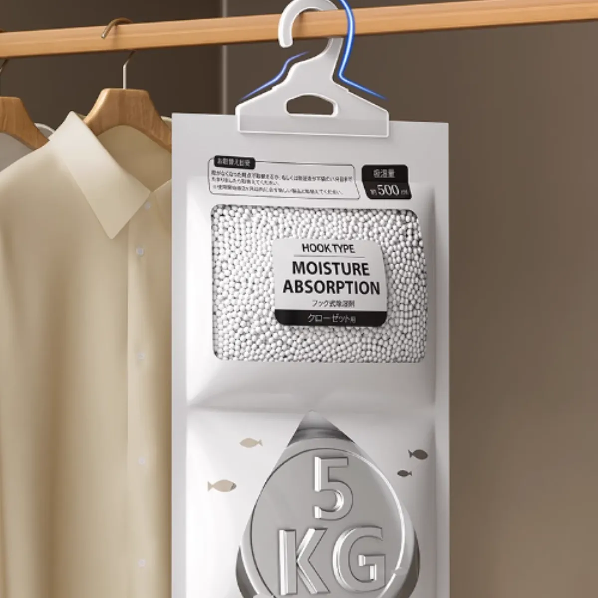 Japan Closet Wardrobe Hanging Dehumidifier 500ml (Last 30 Days)