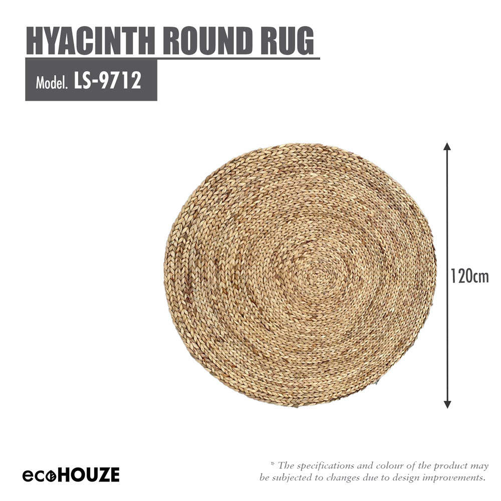 ecoHOUZE Hyacinth Round Rug (Dim:120cm)