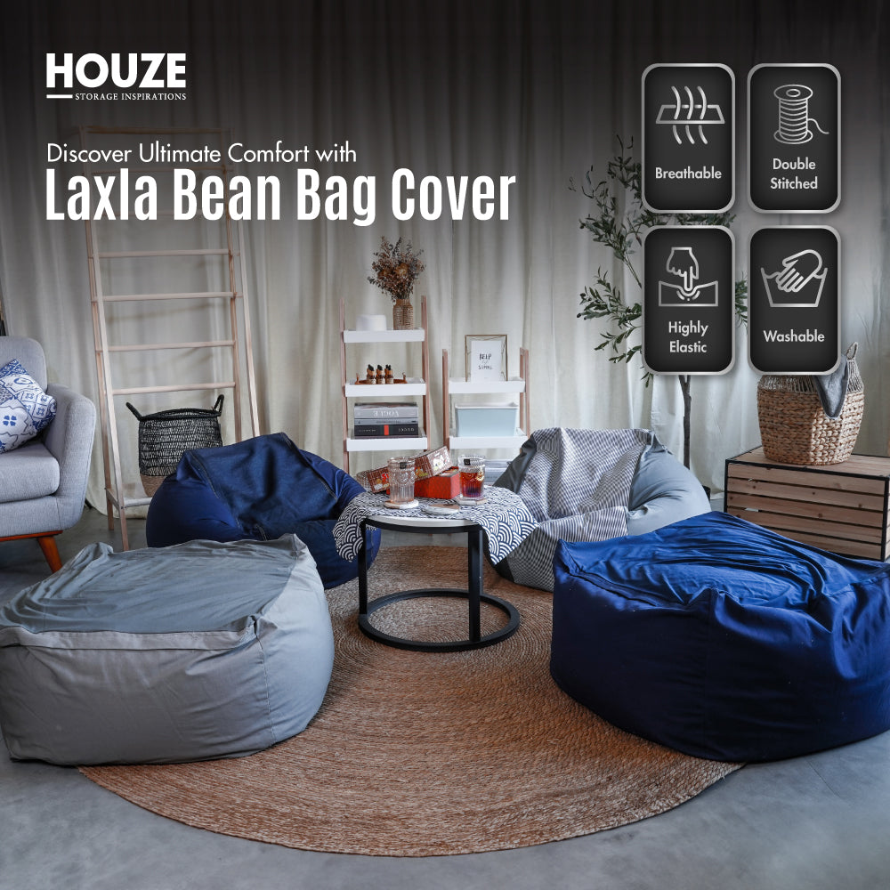 HOUZE - Laxla Bean Bag Cover- 4 Colors