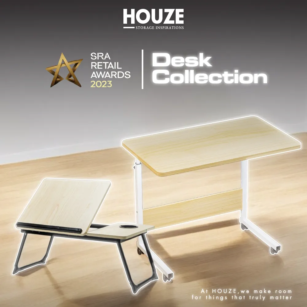 HOUZE - 'Pocket|Couch' Desk Adjustable Laptop & Working Table