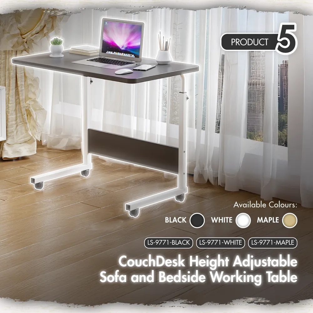 HOUZE - 'Pocket|Couch' Desk Adjustable Laptop & Working Table