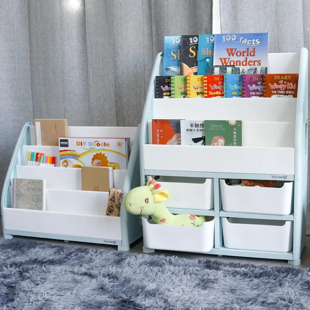 TOCAR Kids 4 Tier Bookshelf