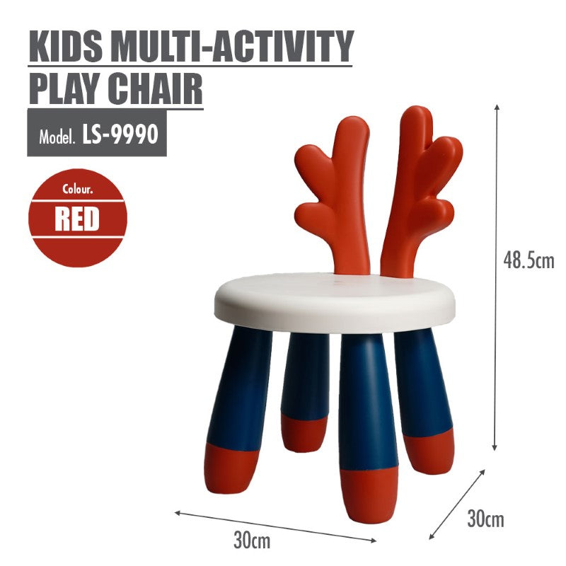 TOCAR Kids Multi-Activity Play Chair (Red)