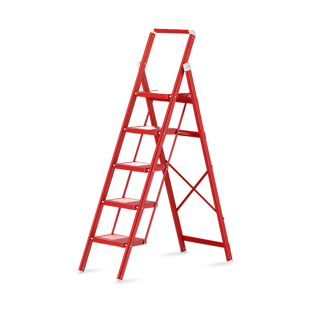 Stáli 4-Tier / 5-Tier Slim Carbon Steel Ladder With Wide Pedal
