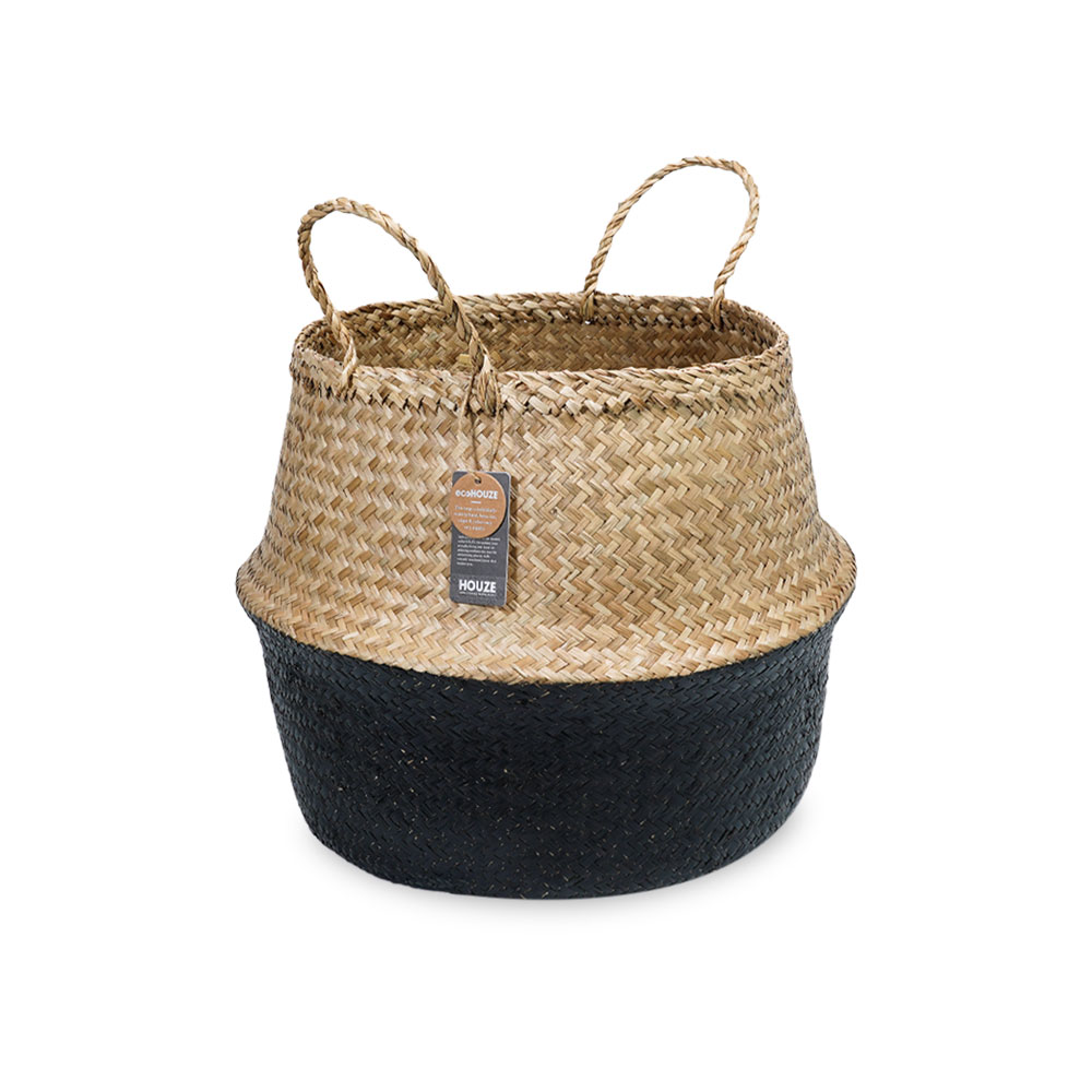 Seagrass Plant Basket With Handles 5 Colors (Small & Large)
