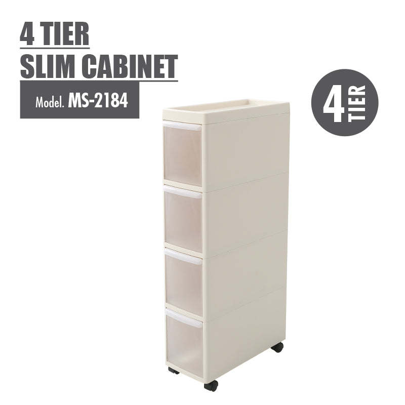 HOUZE 4 Tier Slim Cabinet