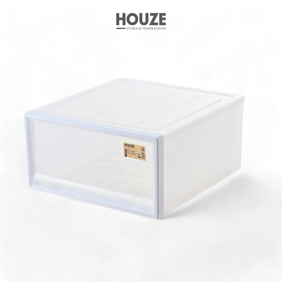 HOUZE - MATTE 5.5|13|25|35|48L Single Tier Drawer