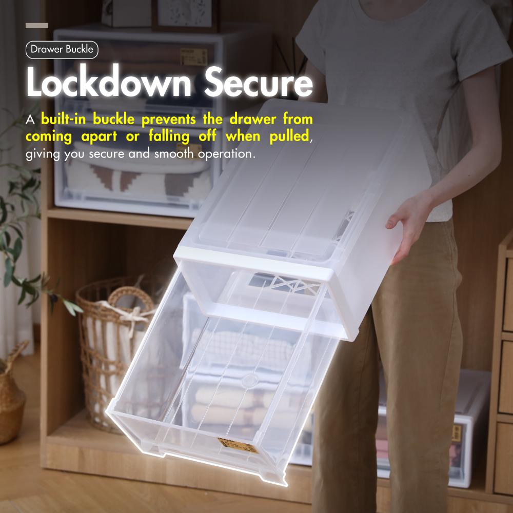 HOUZE - MATTE 5.5|13|25|35|48L Single Tier Drawer