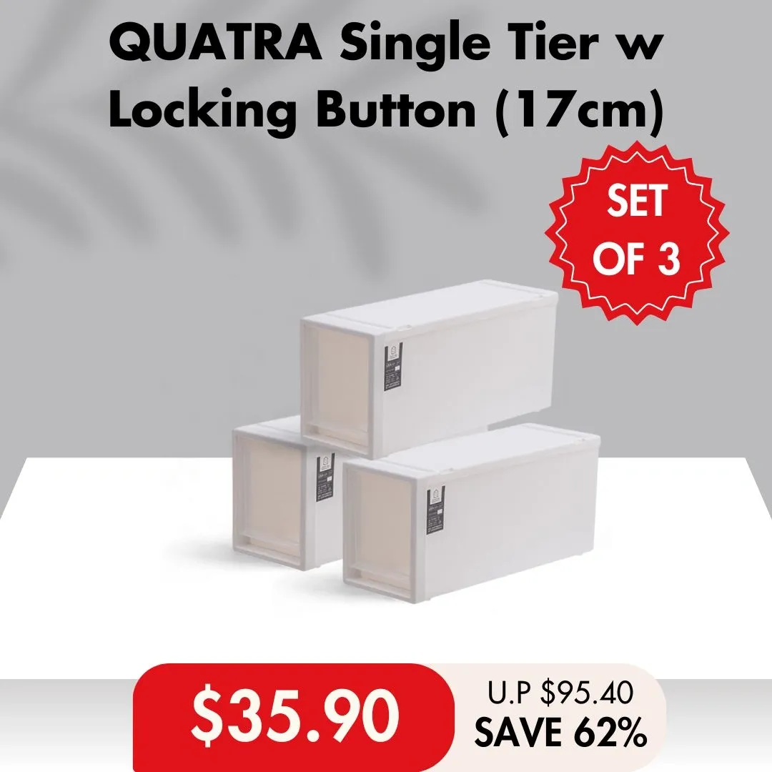 HOUZE - QUATRA Single Tier with Locking Button