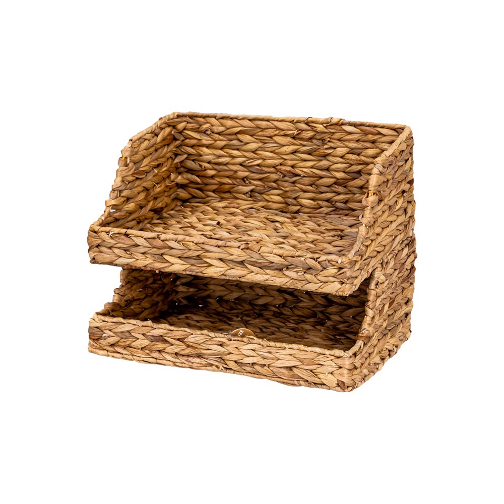 ecoHOUZE Water Hyacinth Storage Basket, Tissue Box