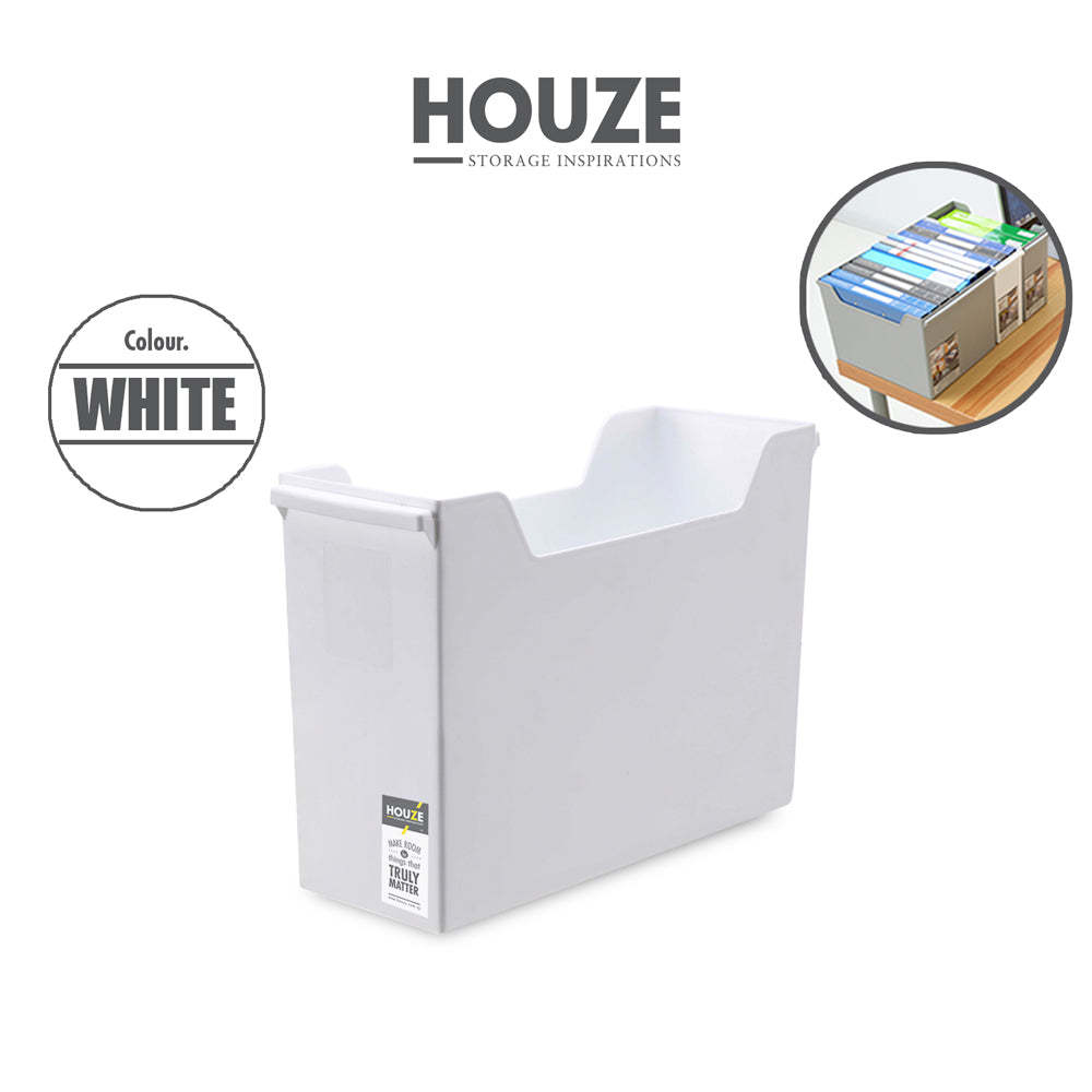 HOUZE - Portable All-In-One File Box (Small) (Dim: 35 x 12 x 24cm)