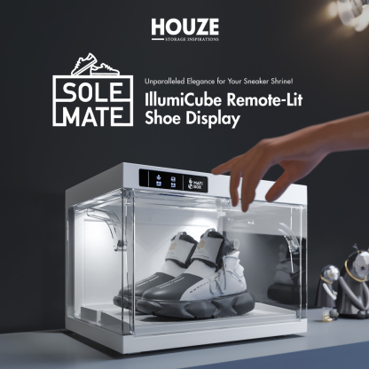 The HOUZE SoleMate IllumiCube Revolutionizing Shoe Storage