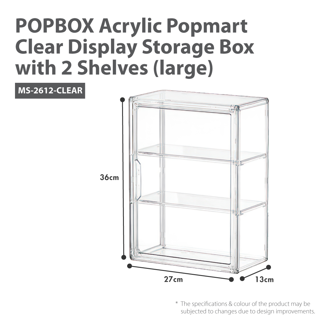 HOUZE - POPBOX Acrylic Popmart Clear Display Storage Box