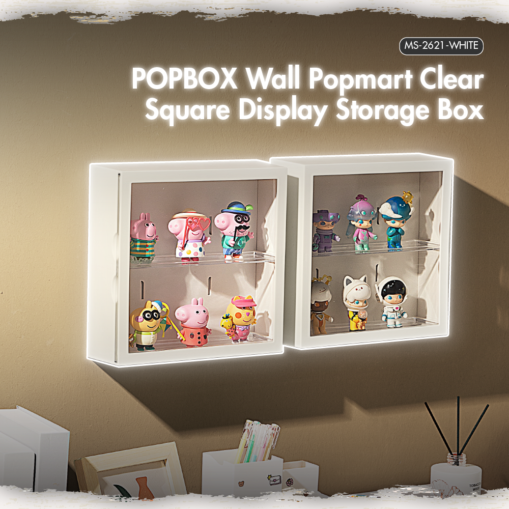 HOUZE - POPBOX Acrylic Popmart Clear Display Storage Box