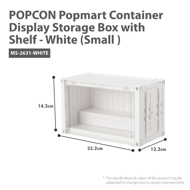 HOUZE - POPCON Popmart Container Display Storage Box with Shelf