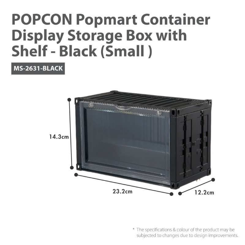 HOUZE - POPCON Popmart Container Display Storage Box with Shelf