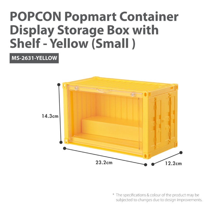 HOUZE - POPCON Popmart Container Display Storage Box with Shelf