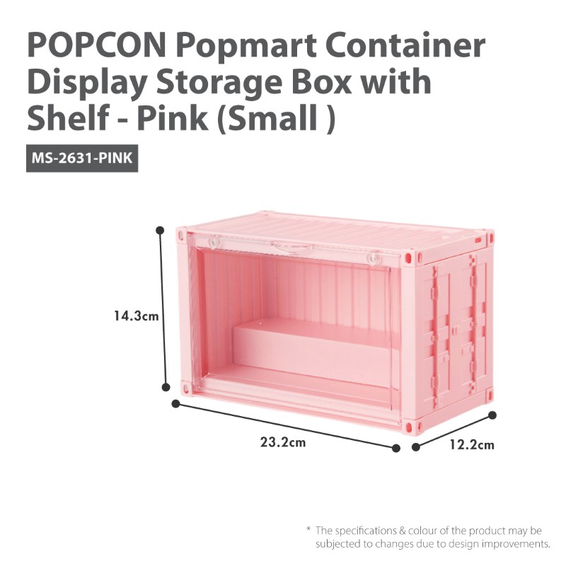 HOUZE - POPCON Popmart Container Display Storage Box with Shelf
