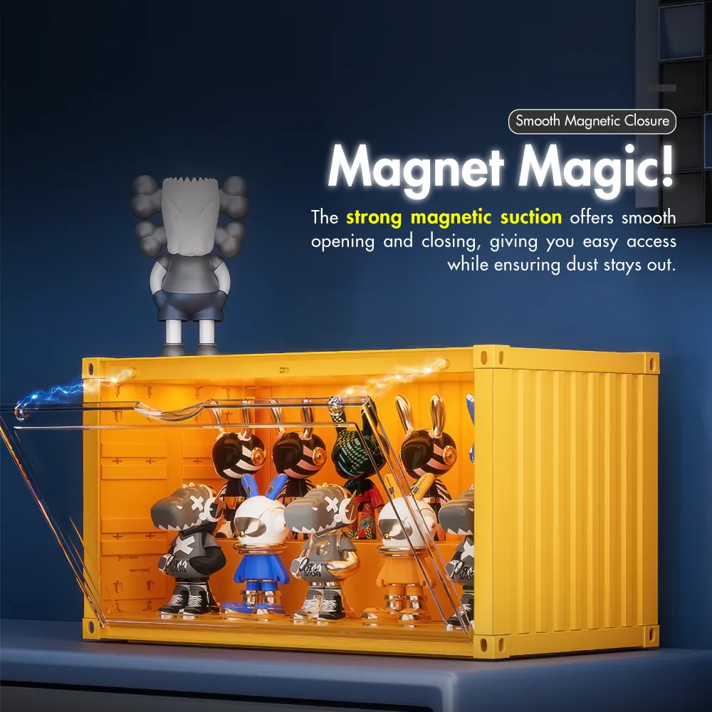 HOUZE - POPCON Popmart Container Display Storage Box with Shelf