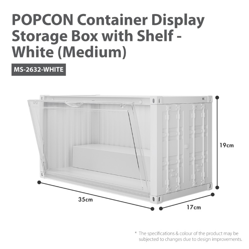 HOUZE - POPCON Popmart Container Display Storage Box with Shelf