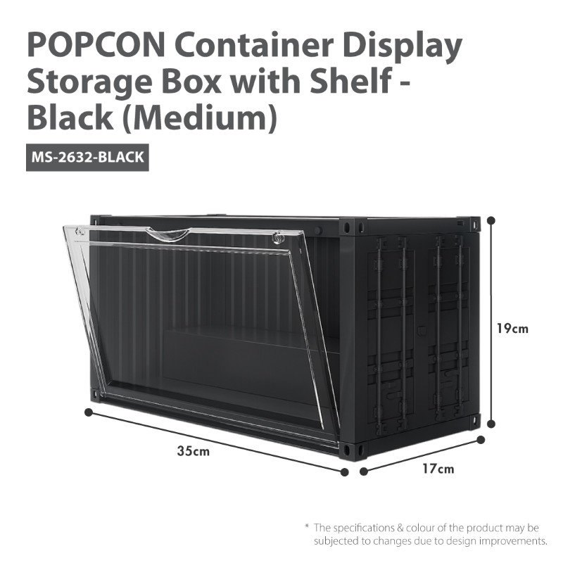 HOUZE - POPCON Popmart Container Display Storage Box with Shelf