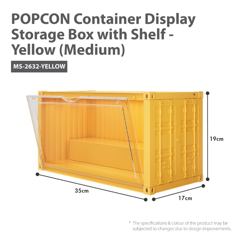 HOUZE - POPCON Popmart Container Display Storage Box with Shelf