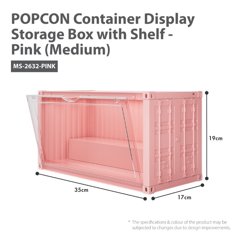 HOUZE - POPCON Popmart Container Display Storage Box with Shelf
