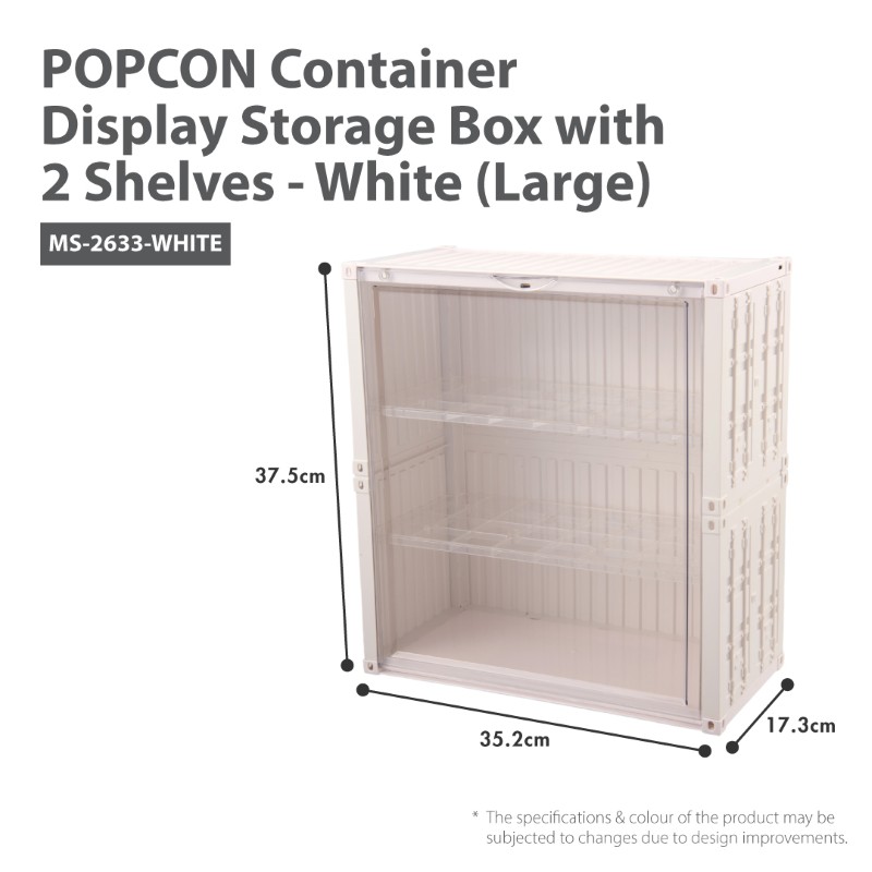 HOUZE - POPCON Popmart Container Display Storage Box with Shelf