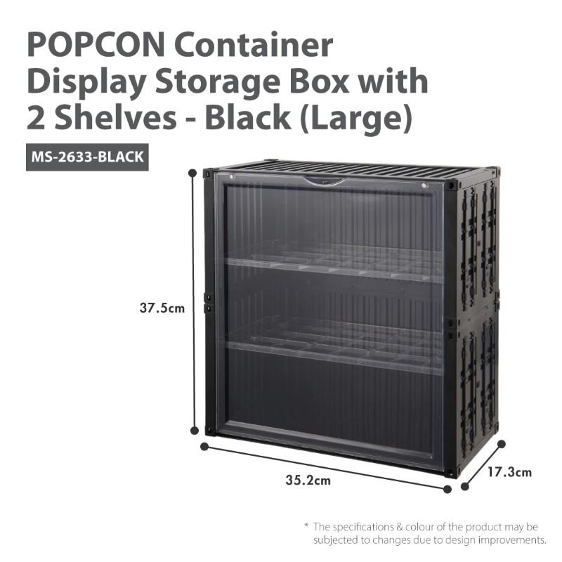 HOUZE - POPCON Popmart Container Display Storage Box with Shelf