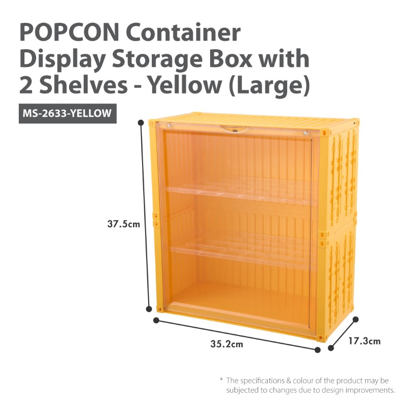 HOUZE - POPCON Popmart Container Display Storage Box with Shelf
