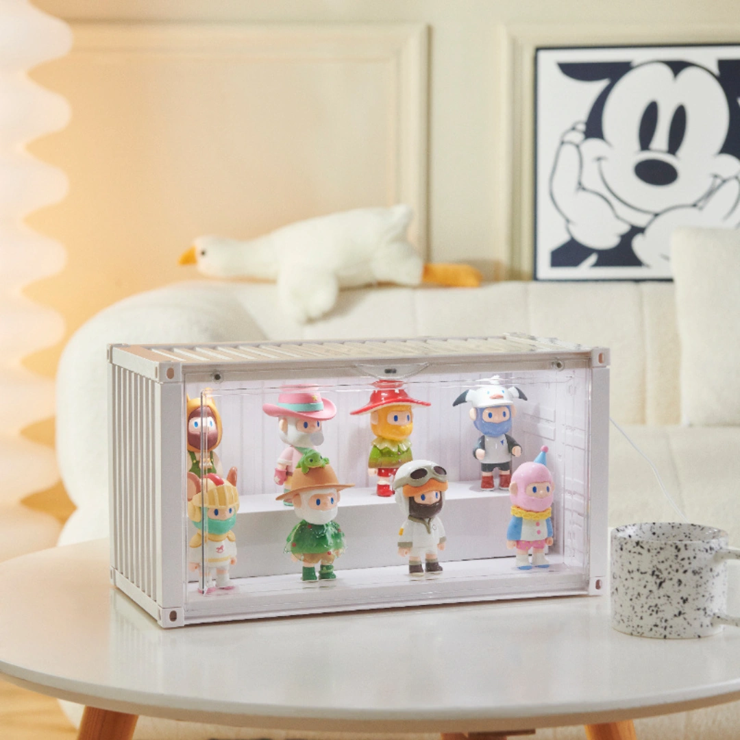 HOUZE - POPCON Popmart Container Display Storage Box with Shelf