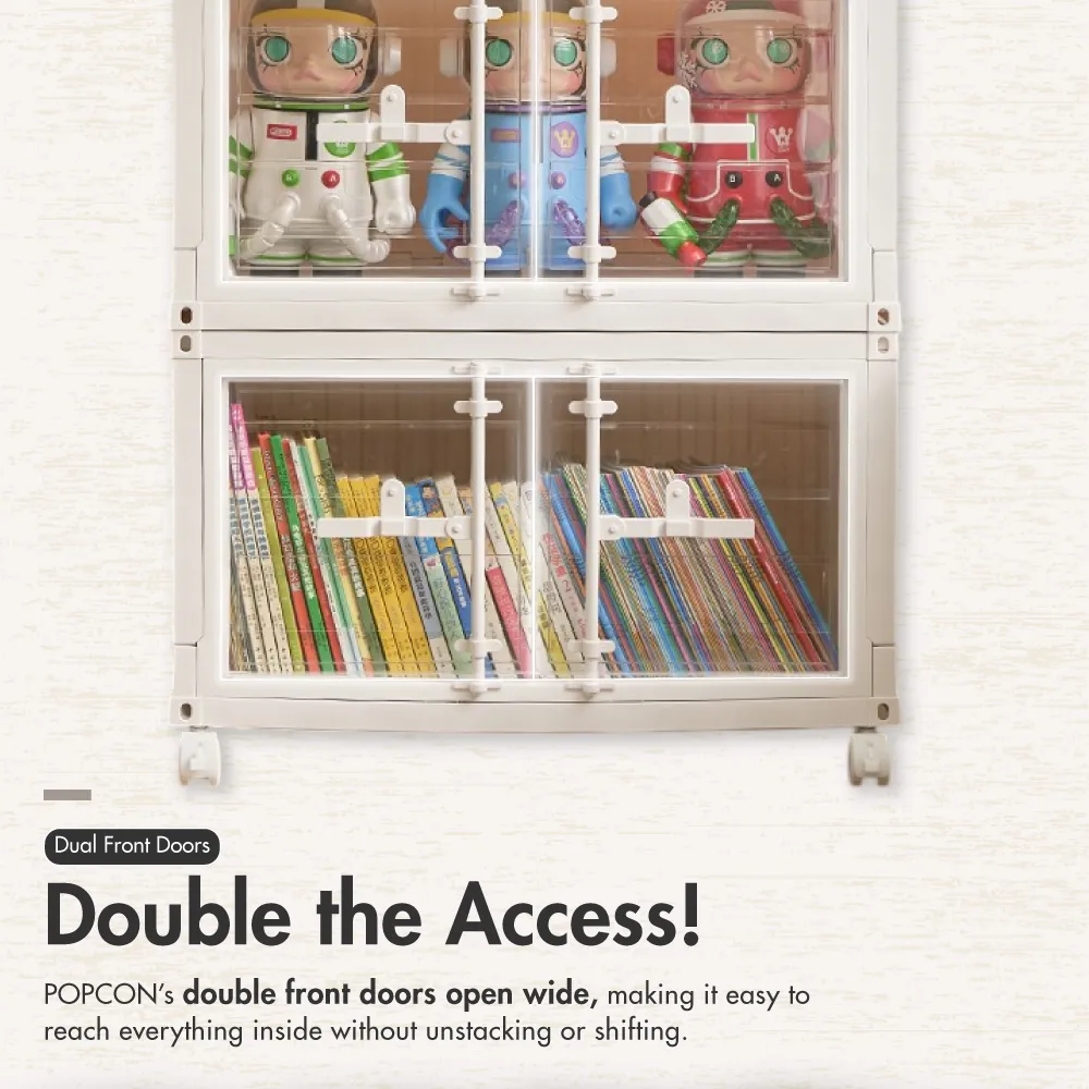 HOUZE - XX-Large POPCON Container Display Storage Box (White|Pink|Yellow)