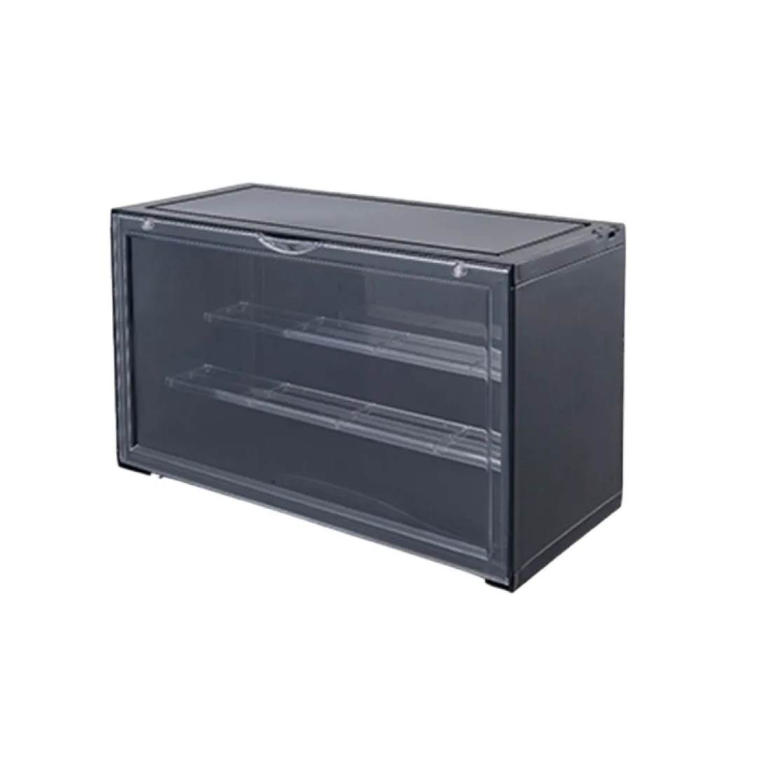 HOUZE - POPBOX LED Light Acrylic Popmart Display Storage Box with 2 Sh