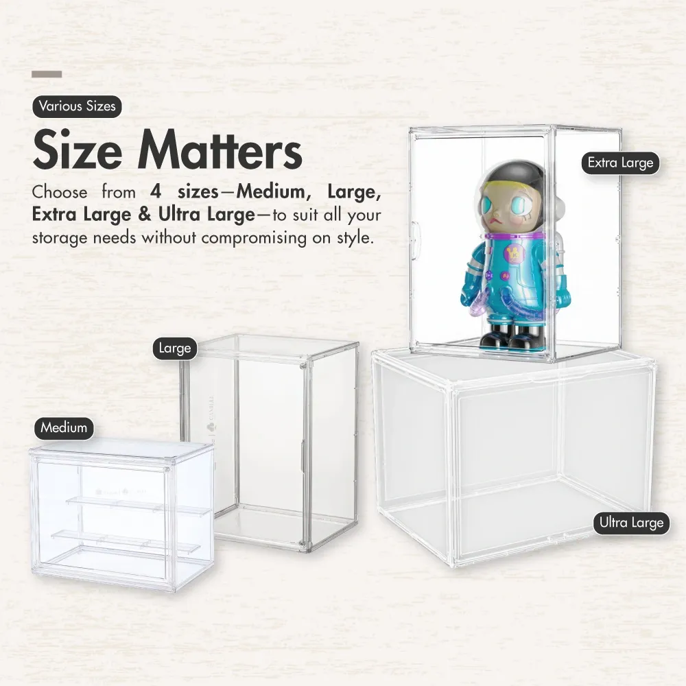 MOLLYBAG - Stackable Acrylic Bag Display & Storage Collection