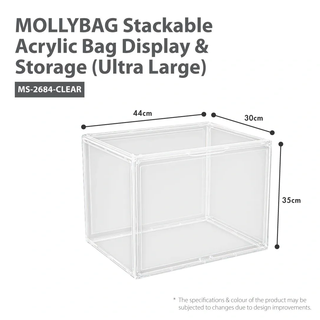 MOLLYBAG - Stackable Acrylic Bag Display & Storage Collection