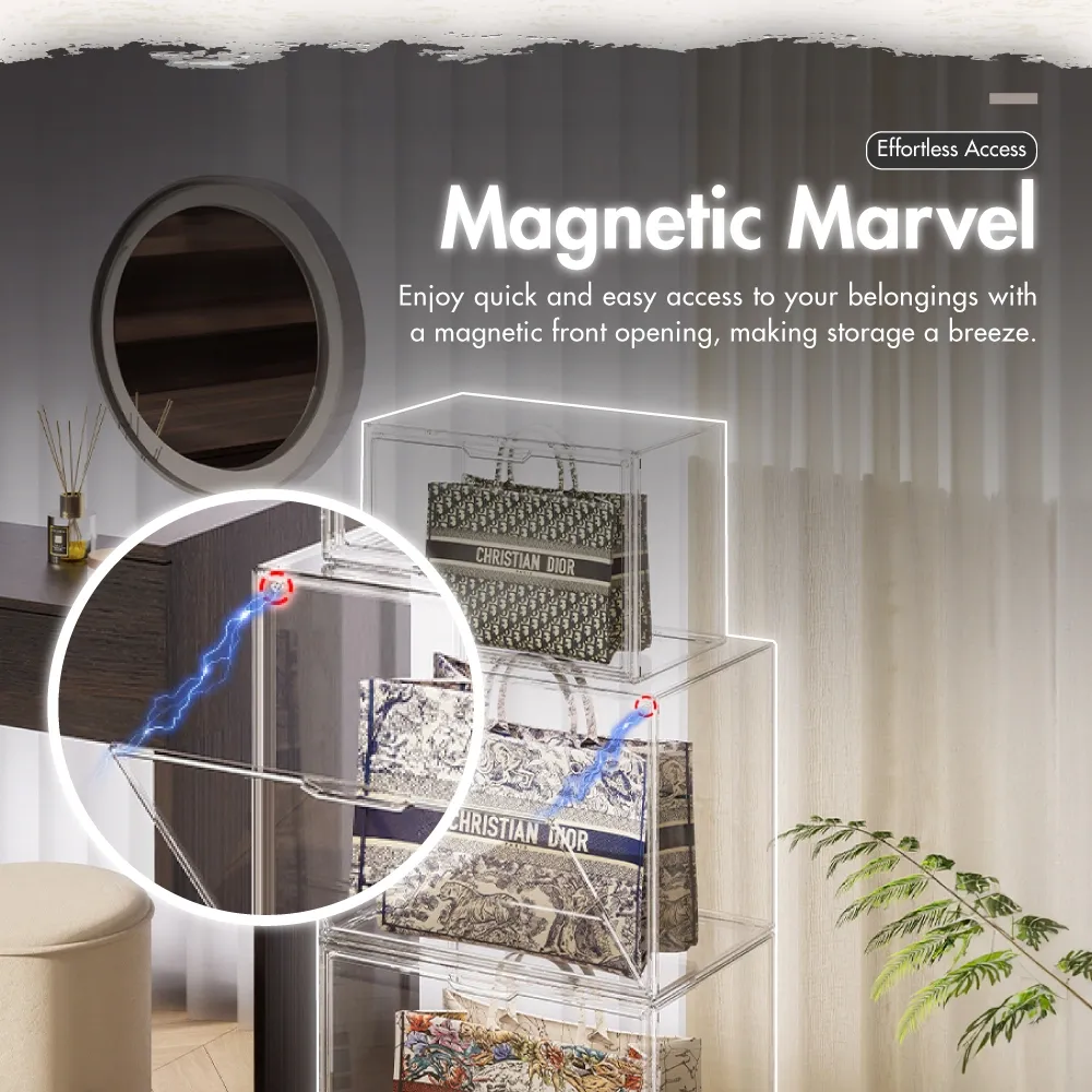 MOLLYBAG - Stackable Acrylic Bag Display & Storage Collection