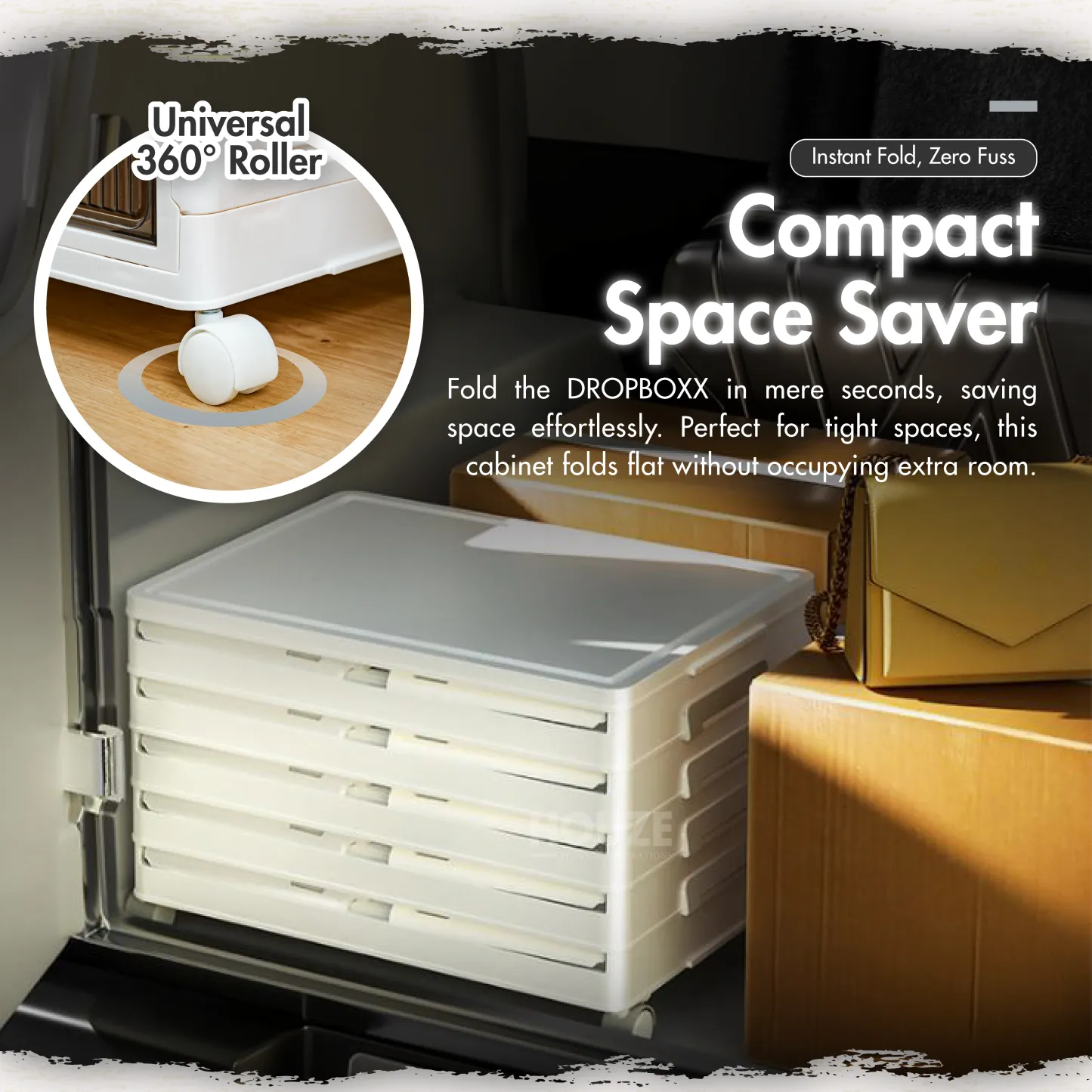 DROPBOXX 1|2|3|4|5|6 Tier Foldable Shoe Cabinet - Organizer | Shoe | Storage