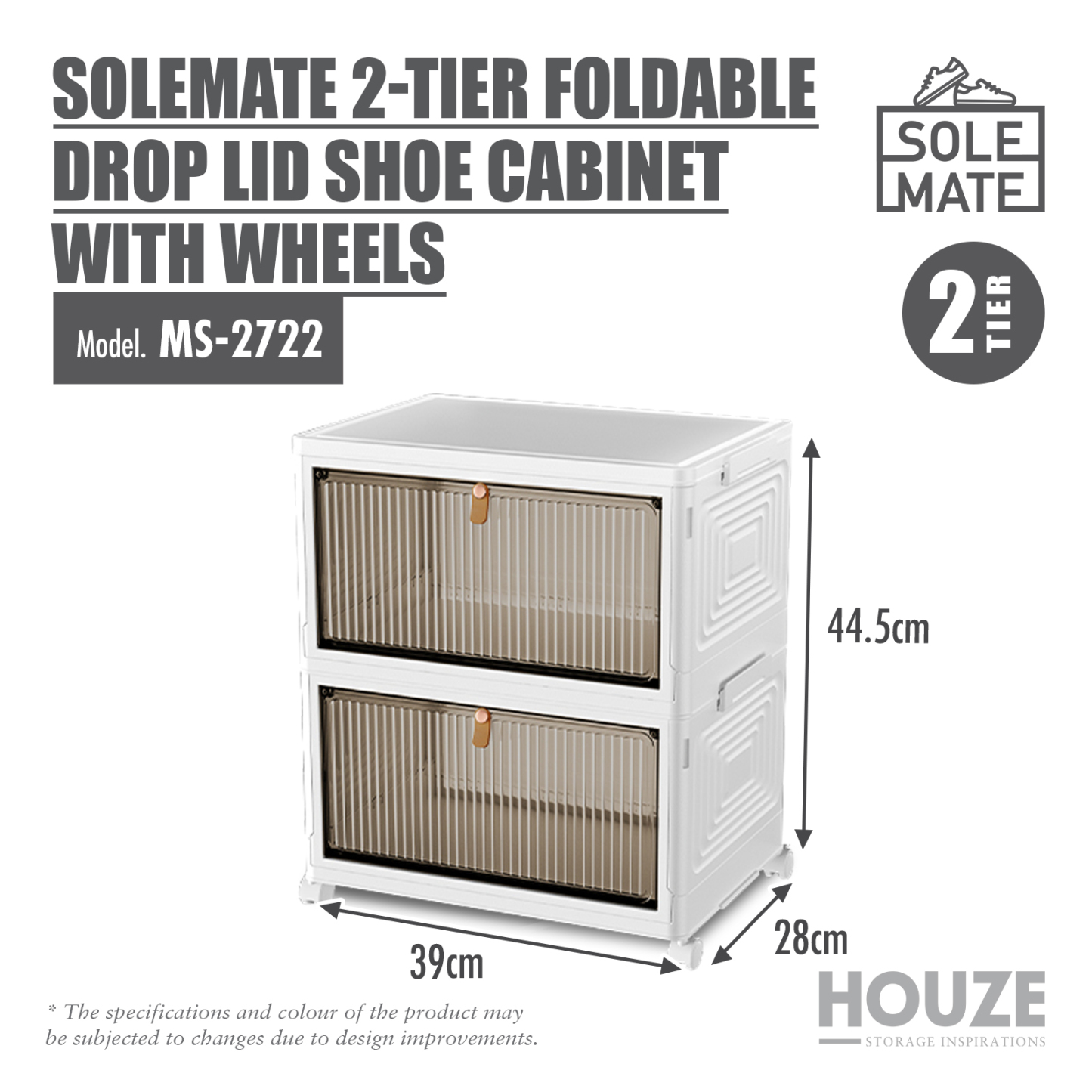 DROPBOXX 1|2|3|4|5|6 Tier Foldable Shoe Cabinet - Organizer | Shoe | Storage