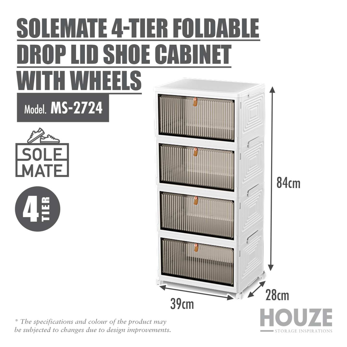 DROPBOXX 1|2|3|4|5|6 Tier Foldable Shoe Cabinet - Organizer | Shoe | Storage