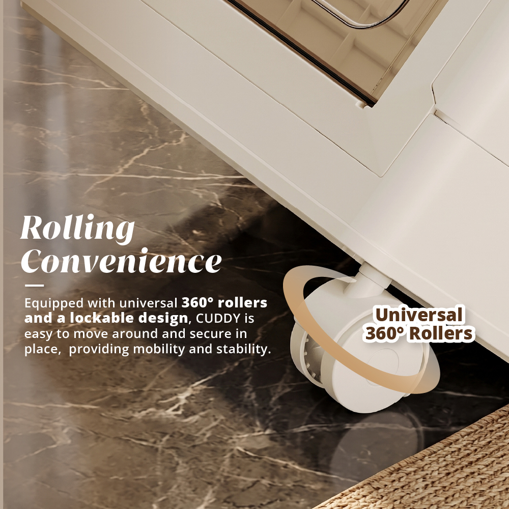 HOUZE - 'CUDDY' 2|3|4|5 Tier Collapsible Storage Cabinet (Length: 55cm | 70cm)