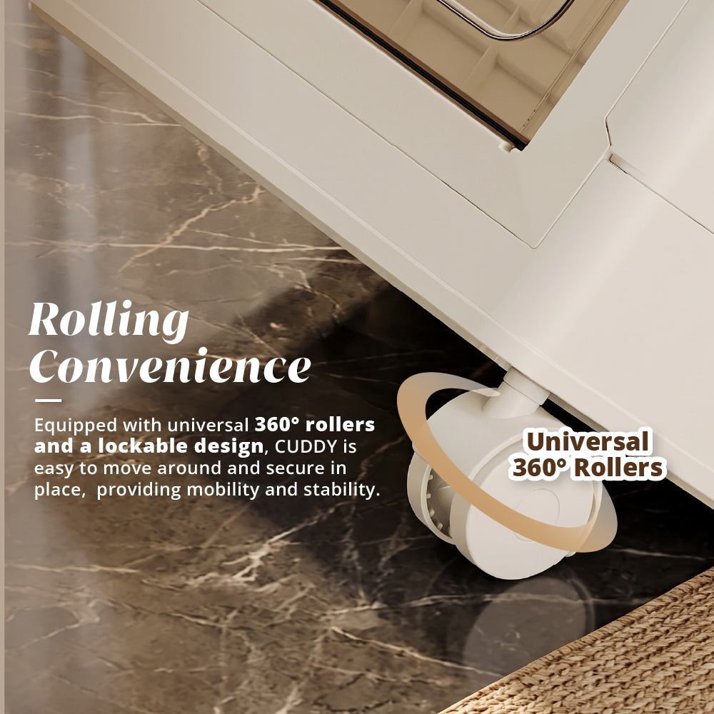 HOUZE - 'CUDDY' 2|3|4|5 Tier Collapsible Storage Cabinet (Length: 55cm | 70cm)