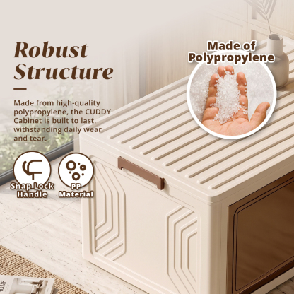 HOUZE - 'CUDDY' 2|3|4|5 Tier Collapsible Storage Cabinet (Length: 55cm | 70cm)