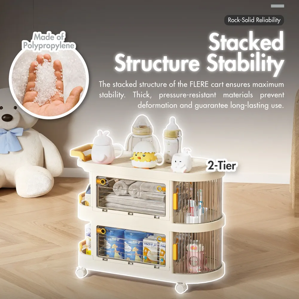 Flere - 2|3|4 -Tier Multi-functional Storage Cart